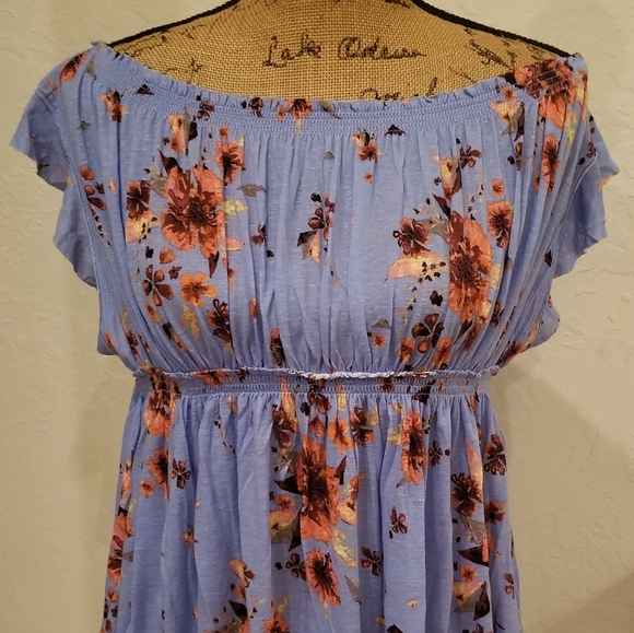 NWT Free People Womens Off the Shoulder Blouse Top - Picture 4 of 6